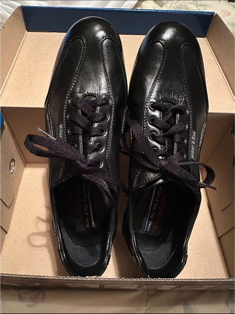 Ben and Miller Women’s World Famous Tap Shoes Black Brand New 40.5 N